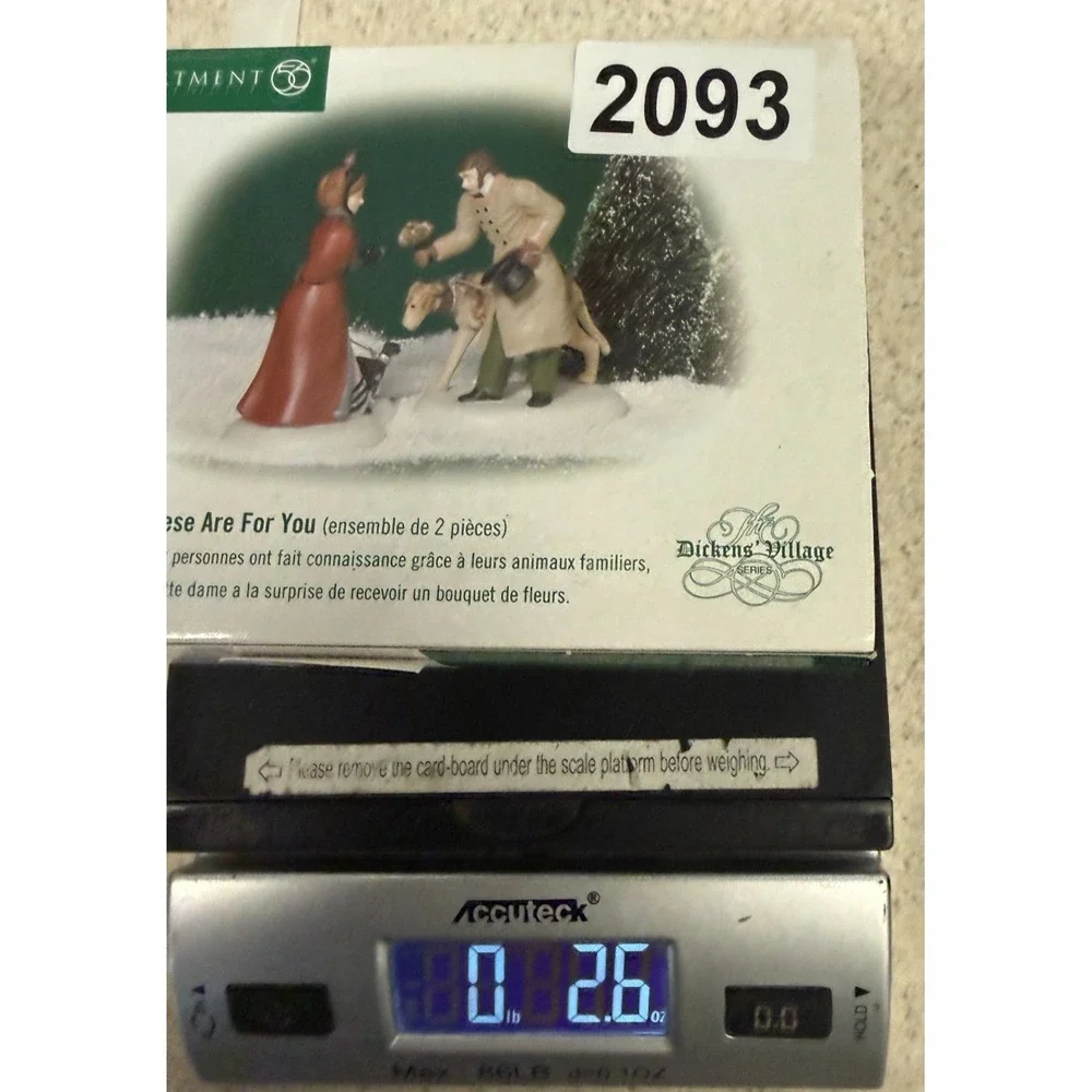 Department 56 Dickens Village These Are For You Set of 2 Figurines #56.58530